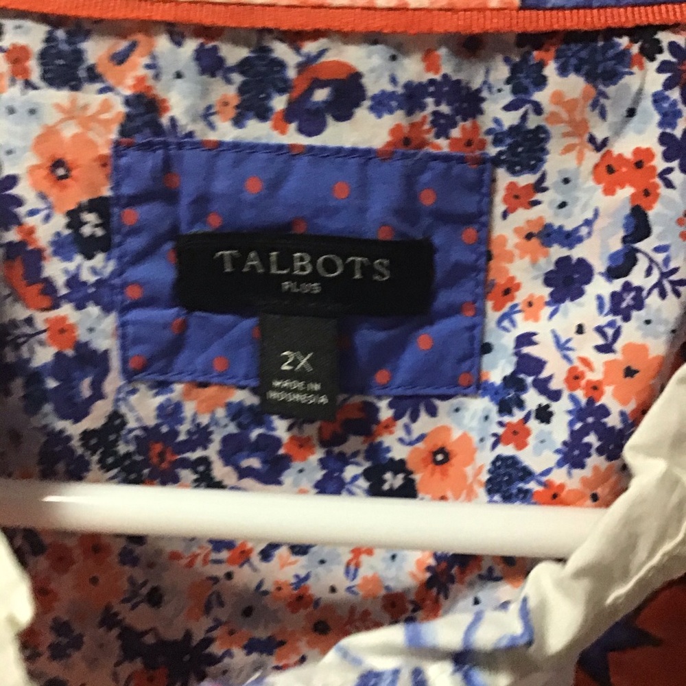 Talbots Popover Top - Picture 3 of 5